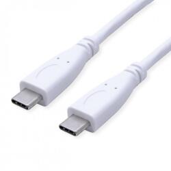 Valueline Cablu USB 3.2 Gen2 type C Emark T-T 100W 0.5m Alb, Value 11.99. 9056 (11.99.9056-20)