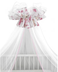  Baldachin függöny 400X170 cm - Balerina maci rózsaszín - babyshopkaposvar