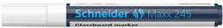 Schneider Üvegtábla marker 1-3mm, Schneider Maxx 245 fehér (E124549)