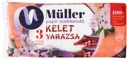Müller Papírzsebkendő 3 rétegű 100 db/csomag Kelet Varázsa - haztartasibolt