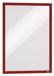 Durable Infókeret A3, XXL csomag, 6 db/csomag, Durable Duraframe® piros (488303) - haztartasibolt