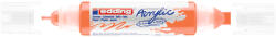 edding Akril marker 2-3mm, és 5-10mm, 3D Kétvégű Edding 5400 neon narancssárga (7580247001) - haztartasibolt