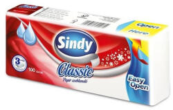 Sindy Papírzsebkendő 3 rétegű 100 db/csomag Sindy Classic (2585) - haztartasibolt
