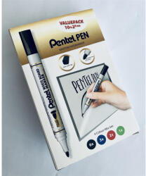 Pentel Táblamarker készlet 2mm, kerek Pentel 12 klf. szín (MW85-12) - haztartasibolt