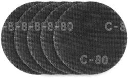 GRAPHITE Gipszcsiszoló rács tépőzárral 180mm, K80, 5db csiszolóhoz 59G263 (54H026) - szerszamparadicsom