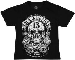 Black heart детска тениска black heart - rider - ЧЕРНА - 17184