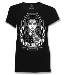 Black heart дамска тениска black heart - СРЯДА - ЧЕРНА - 13575