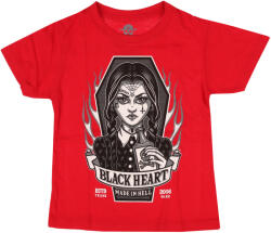Black heart детска тениска black heart - wednesday ЧЕРВЕНА - 17578