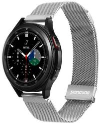 Huawei Watch GT / GT2 / GT2 Pro (46 mm) okosóra szíj - Dux Ducis Milanese - mágneses ezüst fémszíj (22 mm) - graffistore
