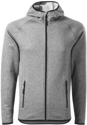 MALFINI Férfi sport pulóver Direct - Sötétszürke melírozott | 3XL (4171218)