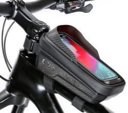 Tech-Protect kerékpárra szerelhető, por- és cseppálló telefontartó táska - Tech-Protect V2 Bike Mount M Size - fekete
