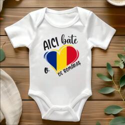 Gravolo Body personalizat Aici bate o Inima de Romanas (C674)