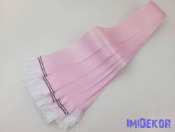 Színes sírcsokor szalag 5cm x 150cm 10db/csomag - Rózsaszín