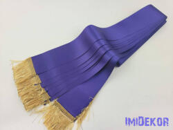  Színes sírcsokor szalag 5cm x 150cm 10db/csomag - Indigó