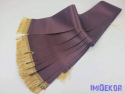  Színes sírcsokor szalag 9cm x 200cm 10db/csomag - Mély Bordó