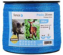 VNT electronics s. r. o - Fencee Fencee villanypásztor szalag elektromos kerítéshez, 20 mm, kék 250 m 7, 2 /m