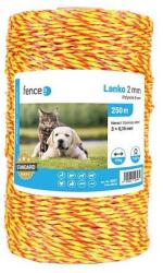 VNT electronics s. r. o - Fencee Fencee villanypásztor vezeték, - narancs / sárga, 250 m x 2 mm, 13.8 ohm/m, 50 kg