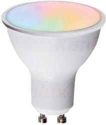 Kanlux Smart 33643 4, 7W GU10 állítható színhőmérsékletű+RGB wifis led
