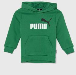 PUMA gyerek felső zöld, nyomott mintás, kapucnis - zöld 92 - answear - 17 990 Ft