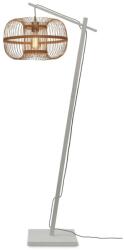 IT'S ABOUT ROMI Lampa de podea eco din bambus Hokkaido S 25cm, alb (HOKKAIDO/FS/AD/W/25/N)