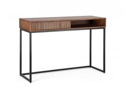 Bizzotto Consola otel negru lemn maro Tadita 110x40x78 cm (0746971)