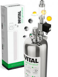 INVITAL Generator de CO2 INVITAL cu oprire automată pe timp de noapte cu o sticlă de 2 litri (INZ07796)
