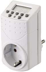 GAO 0766H mini digitális heti időkapcsoló , max 140 ki-be kapcsolás/hét, visszaszámlálás és véletlenszerű kapcsolás, 230V~ 50Hz max. : 1800W
