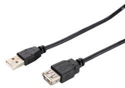 Turbo-X Cable USB2.0 Εxt. Type A M/F 5m (KY-U2E5)