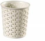 Keter Style "L" méretű rattan kerek tartó kosár bézs (218652) (CTR028)