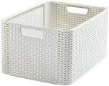 Keter Style "L" méretű rattan kosár 30L krém (205851) (CTR010)