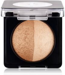 Flormar Blush-On Baked blush cu efect iluminator culoare 055 Dual Gold 4 g