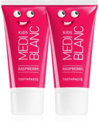 MEDIBLANC KIDS Raspberry pasta de dinti pentru copii 2x50 ml