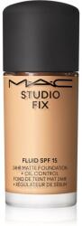 MAC Cosmetics Mini Studio Fix Fluid SPF 15 24HR Matte Foundation + Oil Control матиращ фон дьо тен SPF 15 цвят NC25 15ml