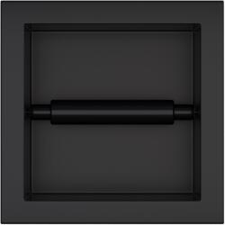 Oltens Grotta suport pentru hârtie igienică negru mat 81112300 (81112300)