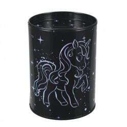 Starpak Unikornisos henger alakú fém persely - Holo Unicorn (536635) (536635)