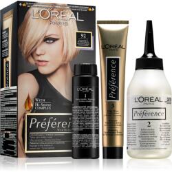 L'Oréal Préférence hajfesték árnyalat 9.2 Very Light Iridescent Blond