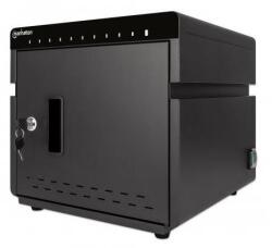 Manhattan 715942 tároló/töltő kocsi és szekrény mobileszközökhöz Tárolószekrény mobileszközökhöz Fekete (715942)