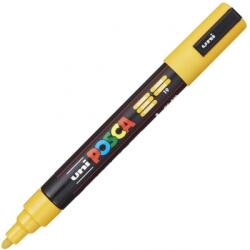 uni Marker cu vopsea PC-5M Posca 1.8 - 2.5 mm Uni-Ball ocru UNM1410