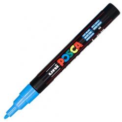 uni Marker cu vopsea PC-3M Posca 0.9 - 1.3 mm Uni-Ball bleu UNM1175 (UNM1175)