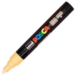 uni Marker cu vopsea PC-5M Posca 1.8 - 2.5 mm Uni-Ball portocaliu deschis UNM864 (UNM864)