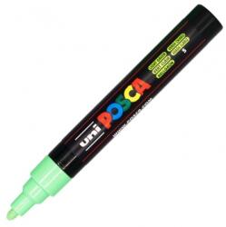 uni Marker cu vopsea PC-5M Posca 1.8 - 2.5 mm Uni-Ball verde deschis UNM460 (UNM460)