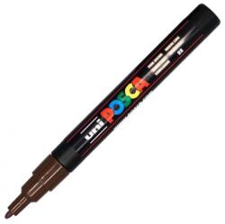 uni Marker cu vopsea PC-3M Posca 0.9 - 1.3 mm Uni-Ball maro inchis UNM1173 (UNM1173)