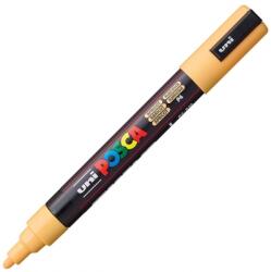uni Marker cu vopsea PC-5M Posca 1.8 - 2.5 mm Uni-Ball portocaliu caisa UNM1281