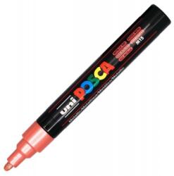 uni Marker cu vopsea PC-5M Posca 1.8 - 2.5 mm Uni-Ball rosu metalizat UNM641 (UNM641)
