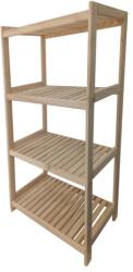 Gaboni Polcos állvány 4 polcos 133 x 80 x 43 cm (4P8043)