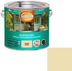 Sadolin Superdec vizesbázisú fafesték selyemfényű szahara 2, 5 l (5087464)