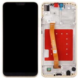 P4-02351VUV Huawei Nova 3E / P20 Lite arany LCD kijelző érintővel kerettel előlap (P4-02351VUV)