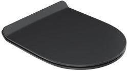 RAVAK Vita slim WC ülőke - fekete X01862 (X01862)