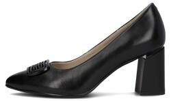 Filippo Pantofi dama, Filippo, DP6176-24-BK-Negru, elegant, piele naturala, cu toc, negru (Marime: 38)