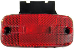 Autolife 2 LED-es szélességjelző Piros 12-24V - E jeles (25101_alf)